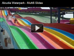 multi6 slides video alcudia water park